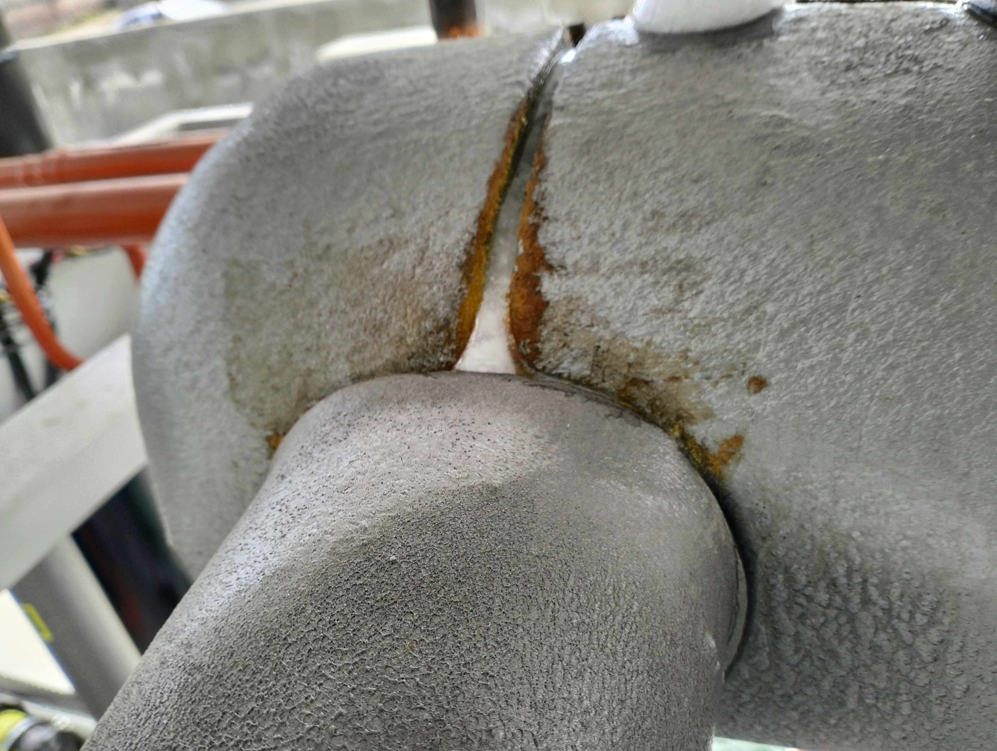 daño de aislamiento termico