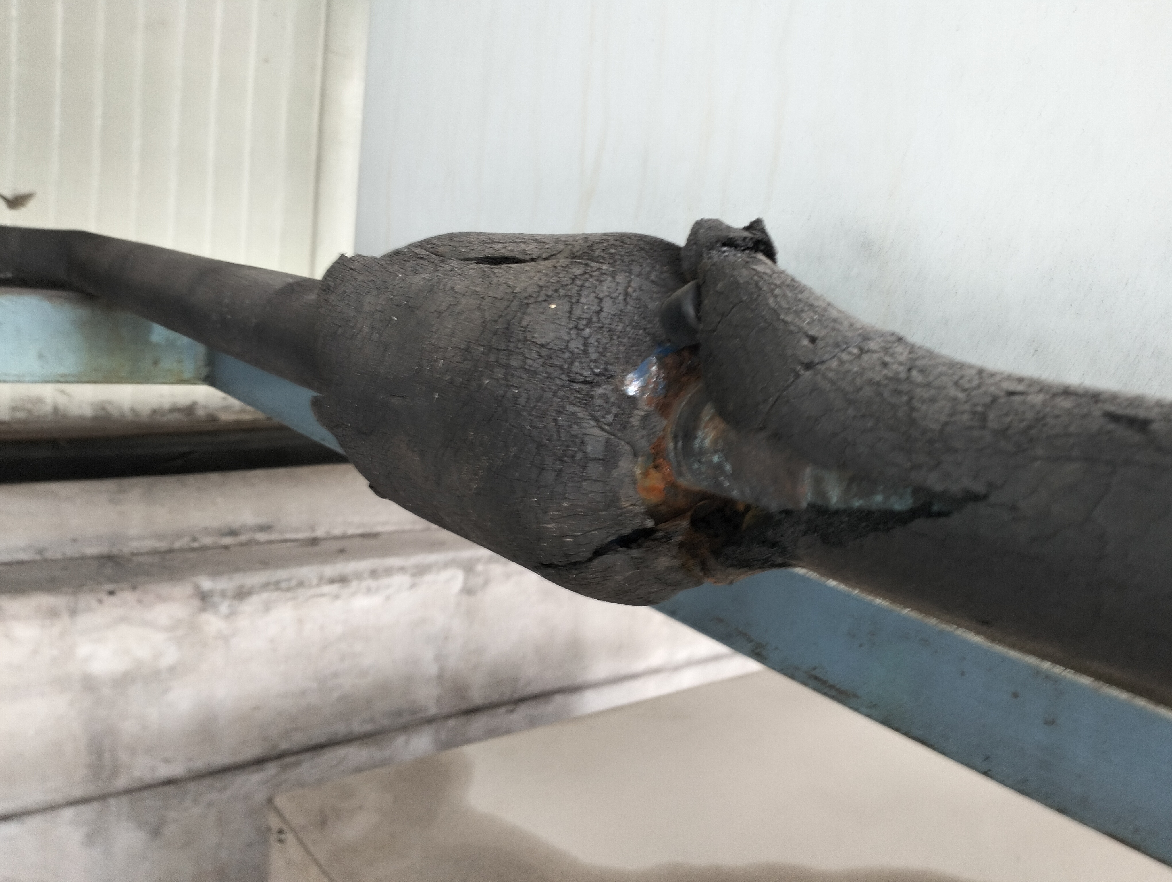 aislamiento termico dañado