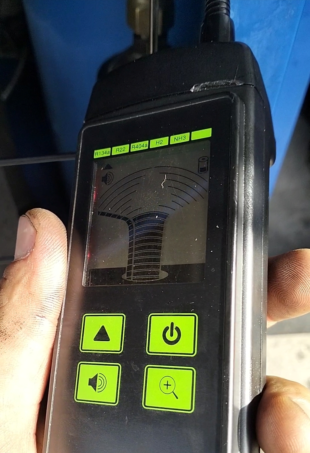 detector de fugas de gas refrigerante